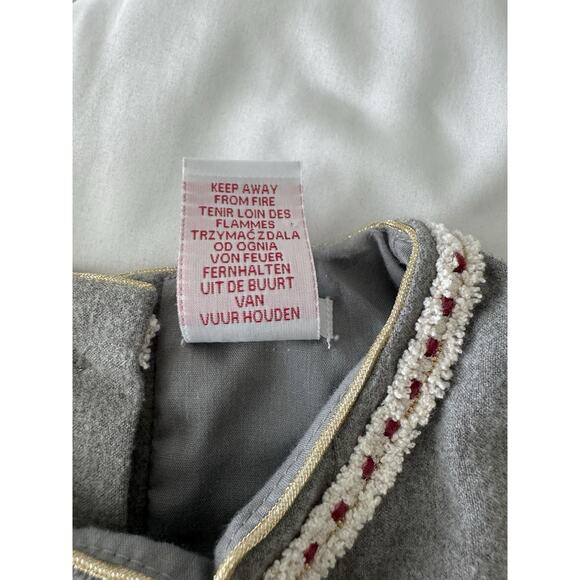 Tahari Dress Girls Size 2T Gray Lined Button Accents - Picture 3 of 7